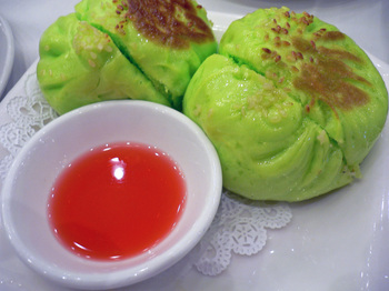 Sweet and Sour Sauce with Green Tea Buns